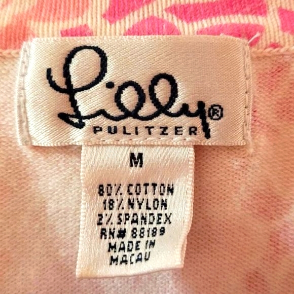 LILLY PULITZER Pink Cardigan - Medium - Picture 3 of 3